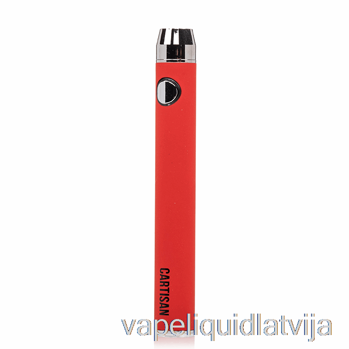 Cartisan Button Vv 900 Dual Charge 510 Akumulators [mikro] Sarkans Vape šķidrums